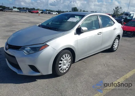 2014 Toyota Corolla Le from USA, damaged, VIN 5YFBURHE1EP134675